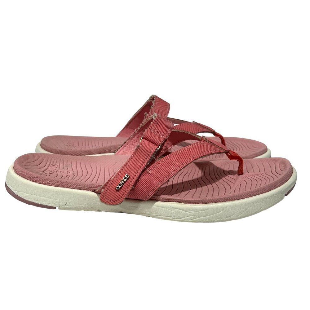 Orthotic Cushion Thong Sandals W/Plantar Fasciitis Arch Support - Size 9